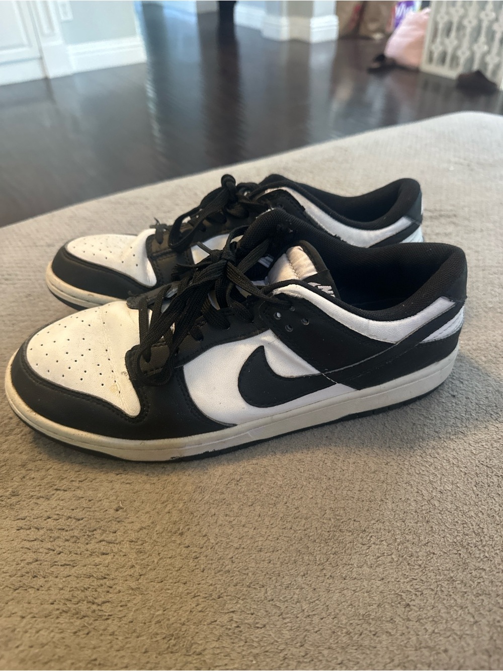 Nike Black and White Low-Top Sneakers